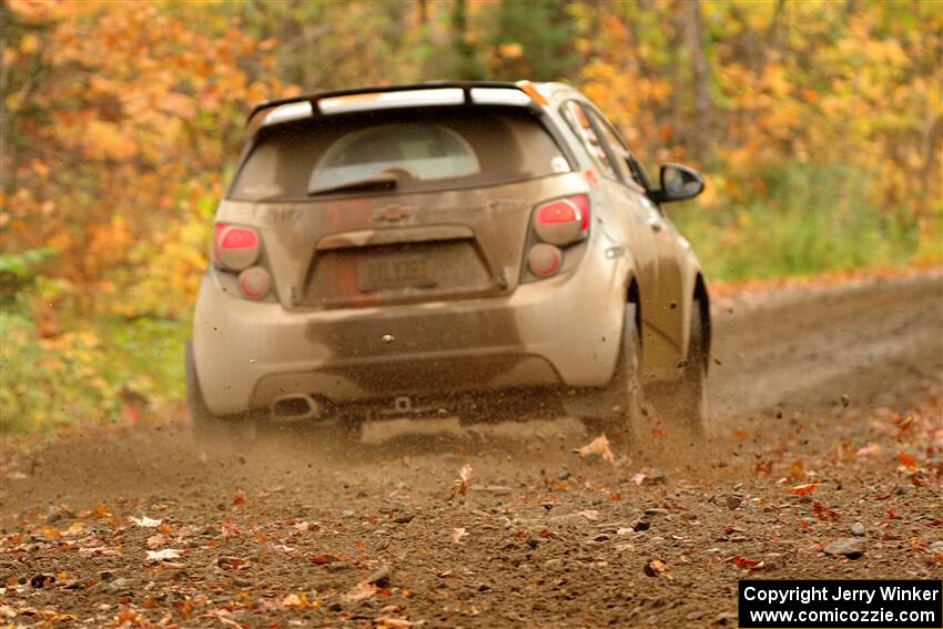 Matt Hoffman / Matt Pionk Chevy Sonic RS on SS13, Trouble.