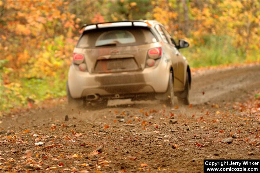 Matt Hoffman / Matt Pionk Chevy Sonic RS on SS13, Trouble.