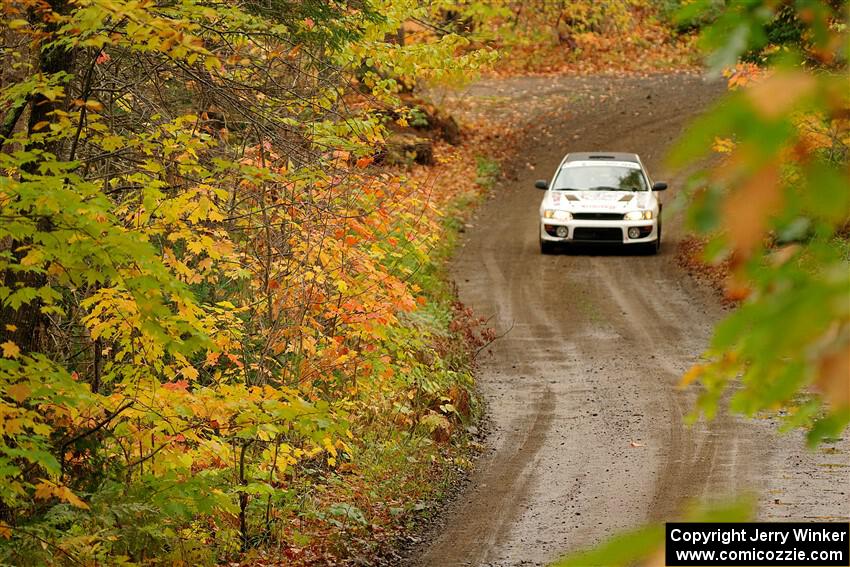 Andy Didorosi / Betsy Nguyen Subaru Impreza on SS13, Trouble.