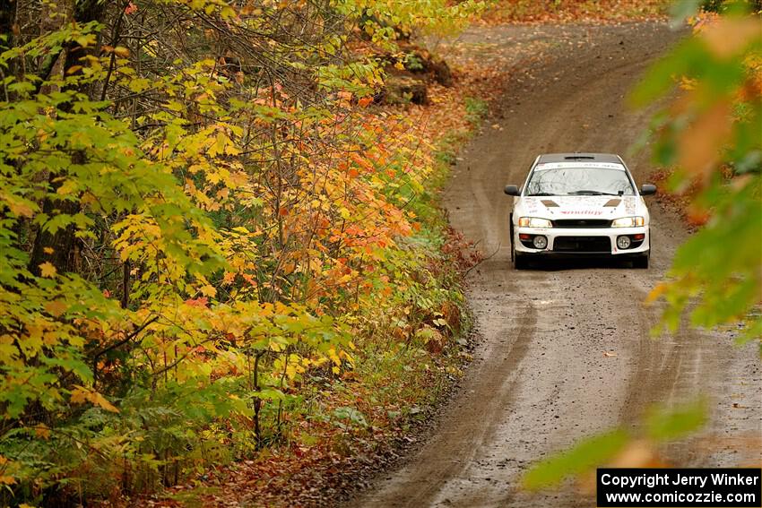 Andy Didorosi / Betsy Nguyen Subaru Impreza on SS13, Trouble.