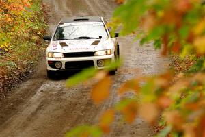 Andy Didorosi / Betsy Nguyen Subaru Impreza on SS13, Trouble.