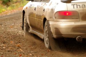 Andy Didorosi / Betsy Nguyen Subaru Impreza on SS13, Trouble.