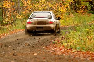 Andy Didorosi / Betsy Nguyen Subaru Impreza on SS13, Trouble.