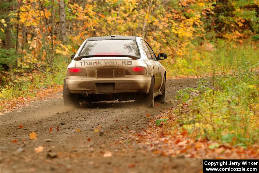 Andy Didorosi / Betsy Nguyen Subaru Impreza on SS13, Trouble.