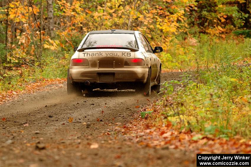 Andy Didorosi / Betsy Nguyen Subaru Impreza on SS13, Trouble.