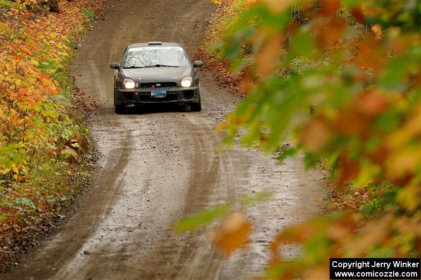 Brian Atwood / Kenny Michels Subaru Impreza on SS13, Trouble.