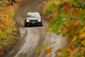 Brian Atwood / Kenny Michels Subaru Impreza on SS13, Trouble.