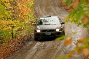 Brian Atwood / Kenny Michels Subaru Impreza on SS13, Trouble.