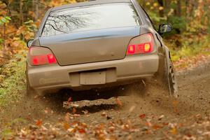 Brian Atwood / Kenny Michels Subaru Impreza on SS13, Trouble.