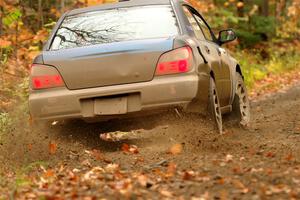 Brian Atwood / Kenny Michels Subaru Impreza on SS13, Trouble.