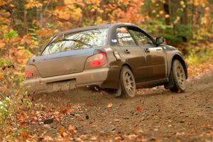 Brian Atwood / Kenny Michels Subaru Impreza on SS13, Trouble.