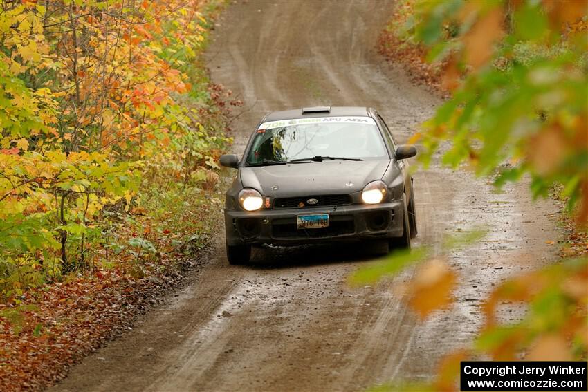 Brian Atwood / Kenny Michels Subaru Impreza on SS13, Trouble.