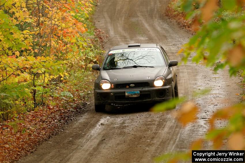 Brian Atwood / Kenny Michels Subaru Impreza on SS13, Trouble.