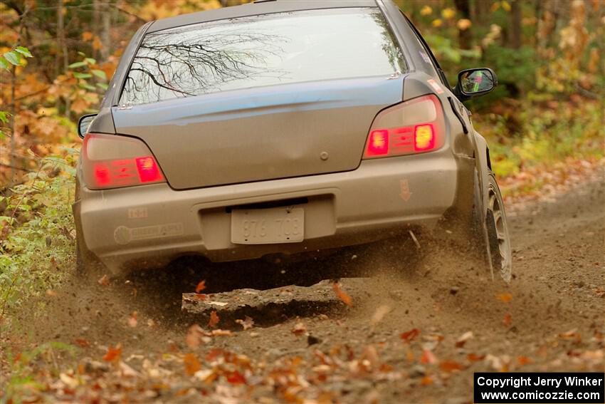 Brian Atwood / Kenny Michels Subaru Impreza on SS13, Trouble.