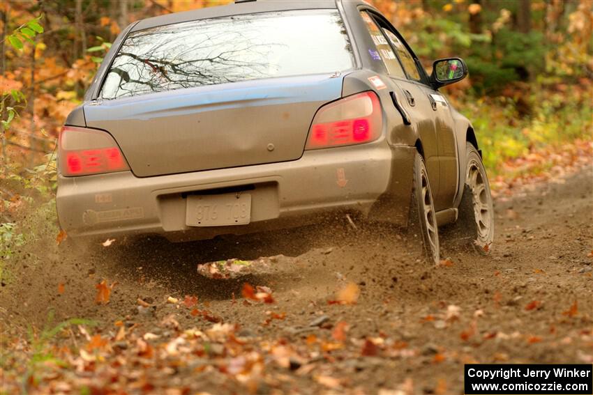 Brian Atwood / Kenny Michels Subaru Impreza on SS13, Trouble.