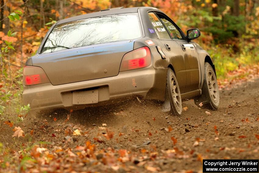 Brian Atwood / Kenny Michels Subaru Impreza on SS13, Trouble.