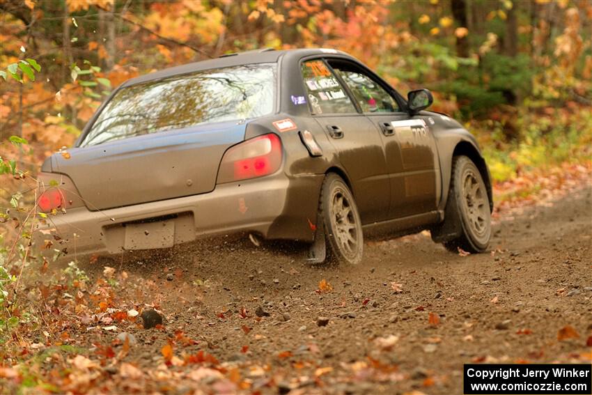 Brian Atwood / Kenny Michels Subaru Impreza on SS13, Trouble.