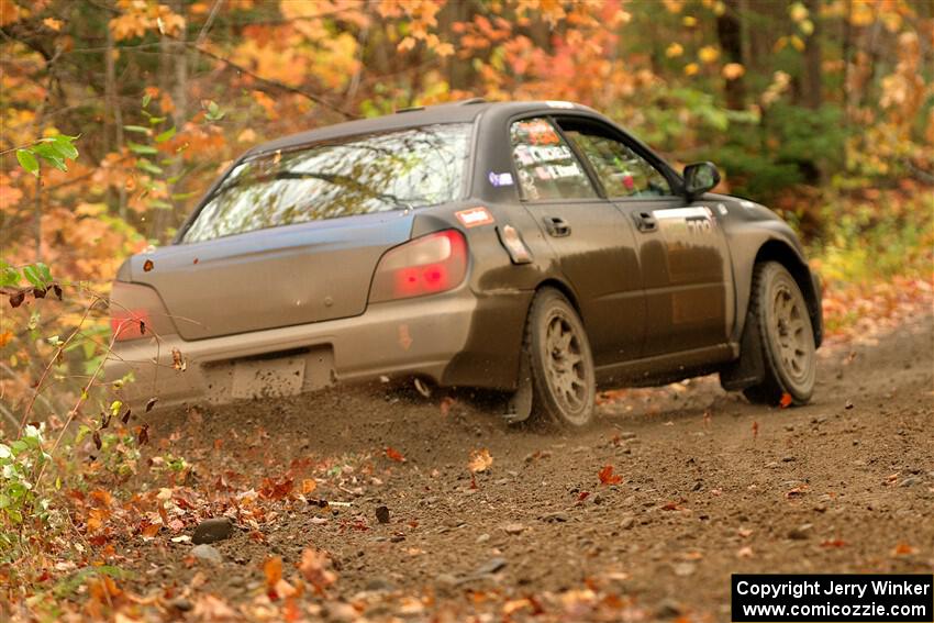 Brian Atwood / Kenny Michels Subaru Impreza on SS13, Trouble.