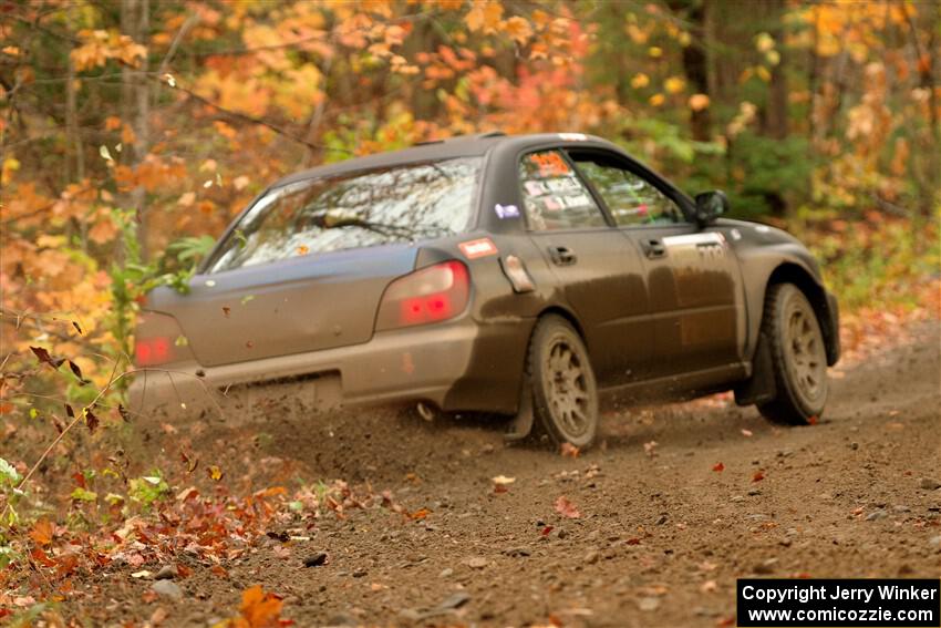 Brian Atwood / Kenny Michels Subaru Impreza on SS13, Trouble.