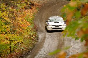 Brad Hayosh / Keegan Helwig Subaru WRX STi on SS13, Trouble.