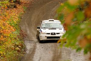 Brad Hayosh / Keegan Helwig Subaru WRX STi on SS13, Trouble.