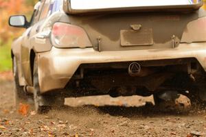 Brad Hayosh / Keegan Helwig Subaru WRX STi on SS13, Trouble.