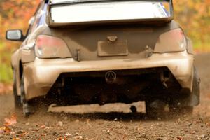 Brad Hayosh / Keegan Helwig Subaru WRX STi on SS13, Trouble.