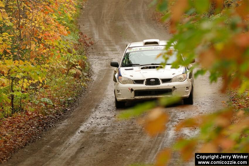 Brad Hayosh / Keegan Helwig Subaru WRX STi on SS13, Trouble.