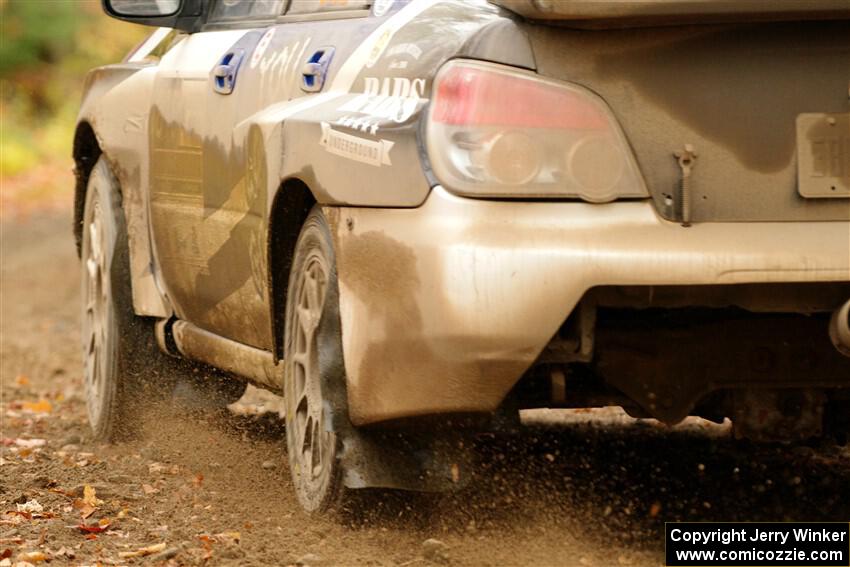 Brad Hayosh / Keegan Helwig Subaru WRX STi on SS13, Trouble.