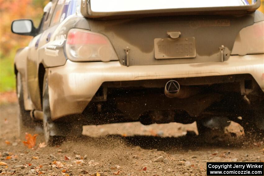 Brad Hayosh / Keegan Helwig Subaru WRX STi on SS13, Trouble.