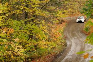 Jason Cook / Maggie Tu Subaru WRX on SS13, Trouble.