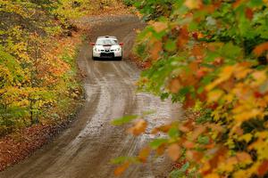 Jason Cook / Maggie Tu Subaru WRX on SS13, Trouble.