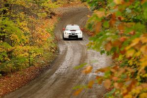 Jason Cook / Maggie Tu Subaru WRX on SS13, Trouble.