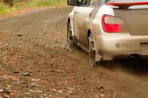 Jason Cook / Maggie Tu Subaru WRX on SS13, Trouble.