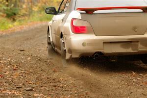 Jason Cook / Maggie Tu Subaru WRX on SS13, Trouble.