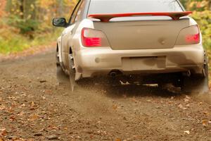 Jason Cook / Maggie Tu Subaru WRX on SS13, Trouble.