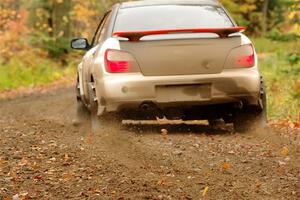 Jason Cook / Maggie Tu Subaru WRX on SS13, Trouble.