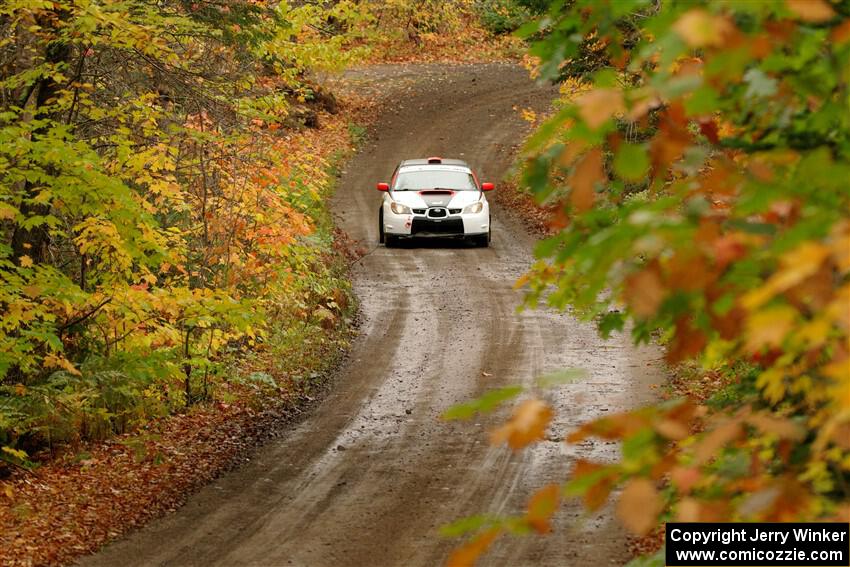 Jason Cook / Maggie Tu Subaru WRX on SS13, Trouble.