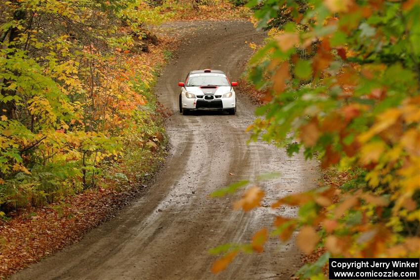 Jason Cook / Maggie Tu Subaru WRX on SS13, Trouble.