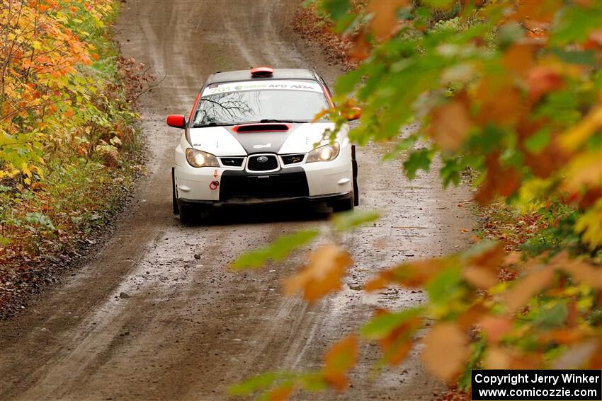 Jason Cook / Maggie Tu Subaru WRX on SS13, Trouble.