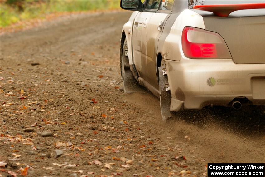 Jason Cook / Maggie Tu Subaru WRX on SS13, Trouble.