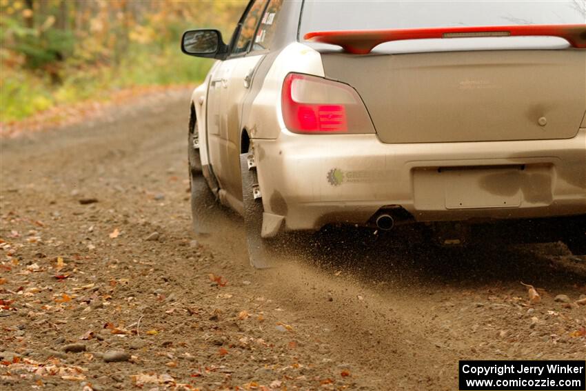 Jason Cook / Maggie Tu Subaru WRX on SS13, Trouble.