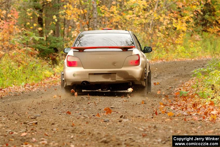 Jason Cook / Maggie Tu Subaru WRX on SS13, Trouble.