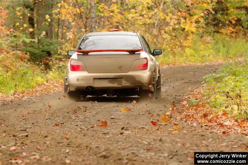 Jason Cook / Maggie Tu Subaru WRX on SS13, Trouble.