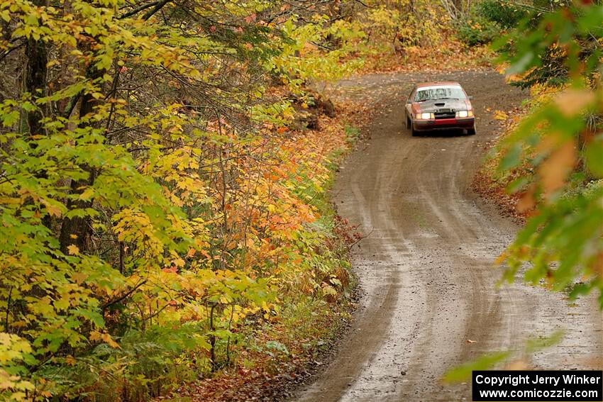 Neil CarlinSchauer / Tim Kohlmann Ford Mustang SVO on SS13, Trouble.