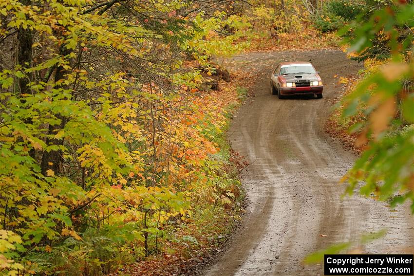 Neil CarlinSchauer / Tim Kohlmann Ford Mustang SVO on SS13, Trouble.