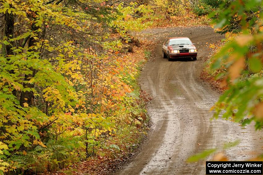 Neil CarlinSchauer / Tim Kohlmann Ford Mustang SVO on SS13, Trouble.