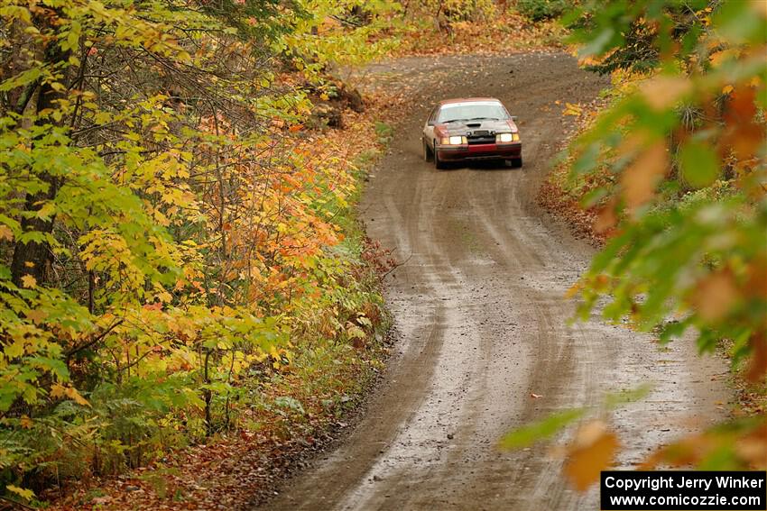 Neil CarlinSchauer / Tim Kohlmann Ford Mustang SVO on SS13, Trouble.