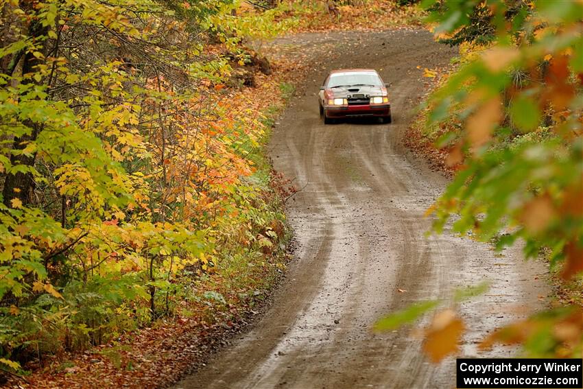 Neil CarlinSchauer / Tim Kohlmann Ford Mustang SVO on SS13, Trouble.