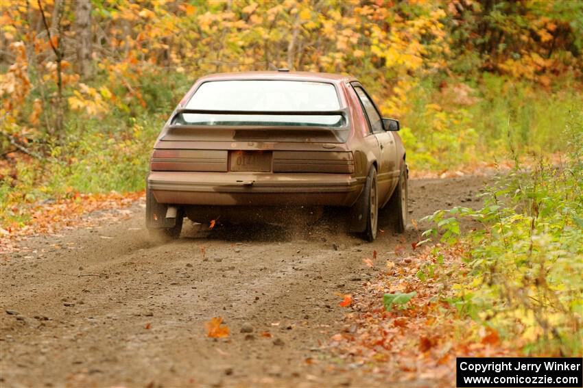 Neil CarlinSchauer / Tim Kohlmann Ford Mustang SVO on SS13, Trouble.